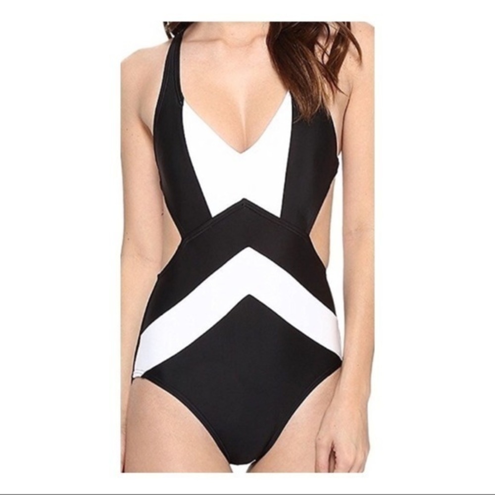 NWT Michael Michael Kors Colorblock swimsuit